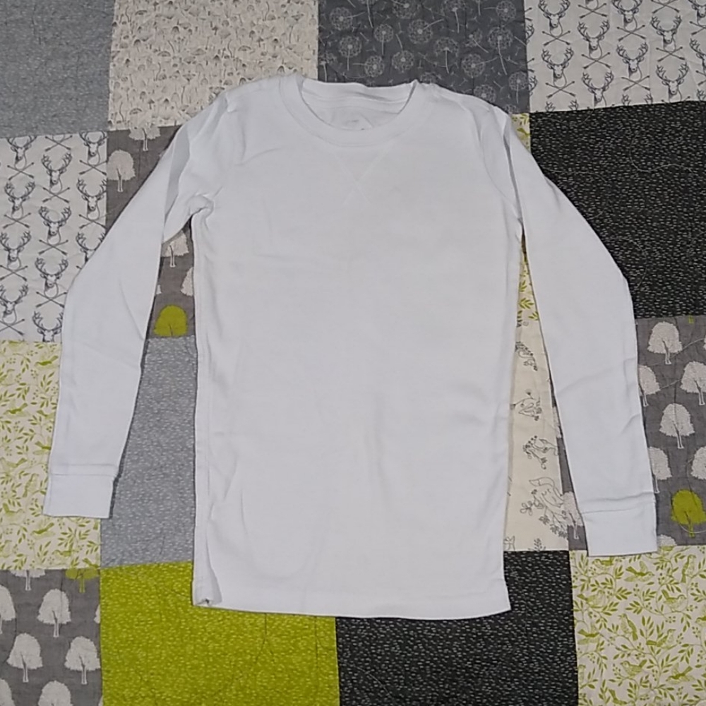 Primary pajamas, top only, white